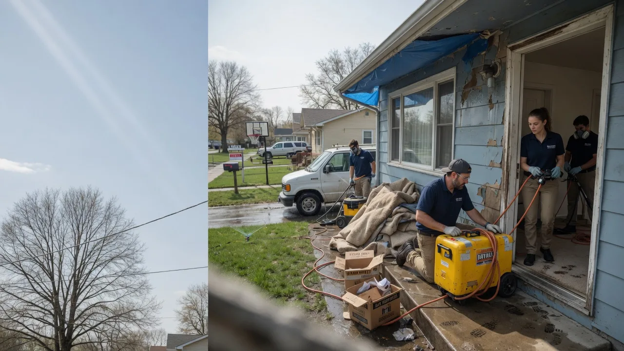Basement Flood Cleanup in Hunter, KS near me